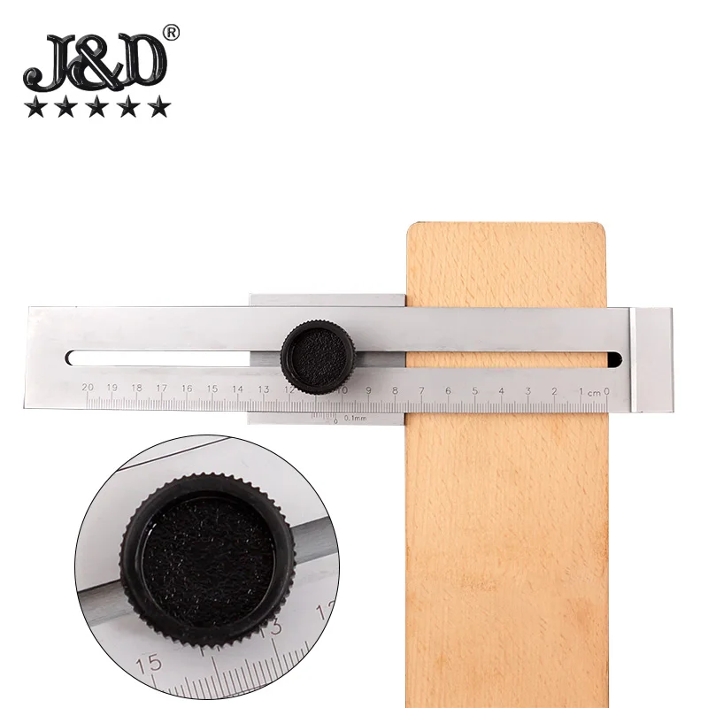 Scribe square ruler 0-200-250-300mm carbon steel ruler leather design carpentry measurement scribe steel ruler scale fine markin