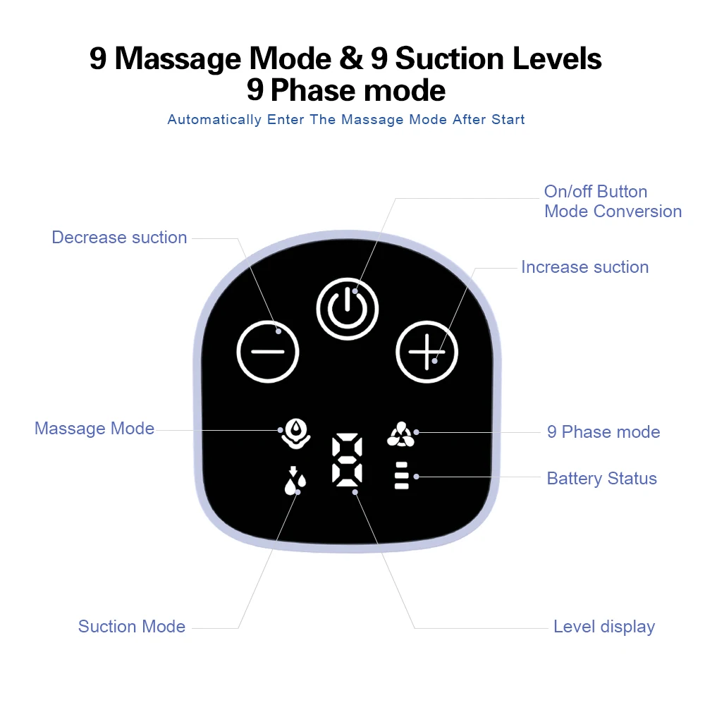 Cordlless breastfeeding pump electric breast milk pumping machine for women Portable Breastfeeding Breast Pump