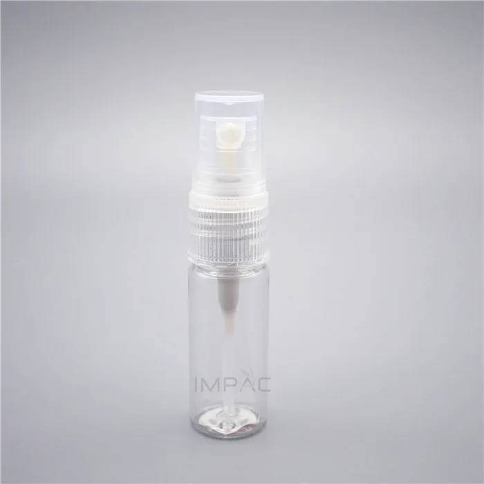 cosmetic clear small mist pump plastic tester 10ml spray bottle