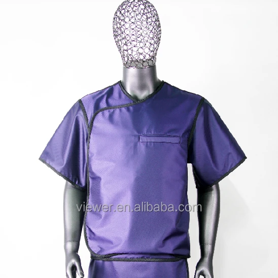 Professional 0.35 - 0.5mmPb Vest & Shirt with short sleeves  lead free aprons clothing x-ray radiation protection suit