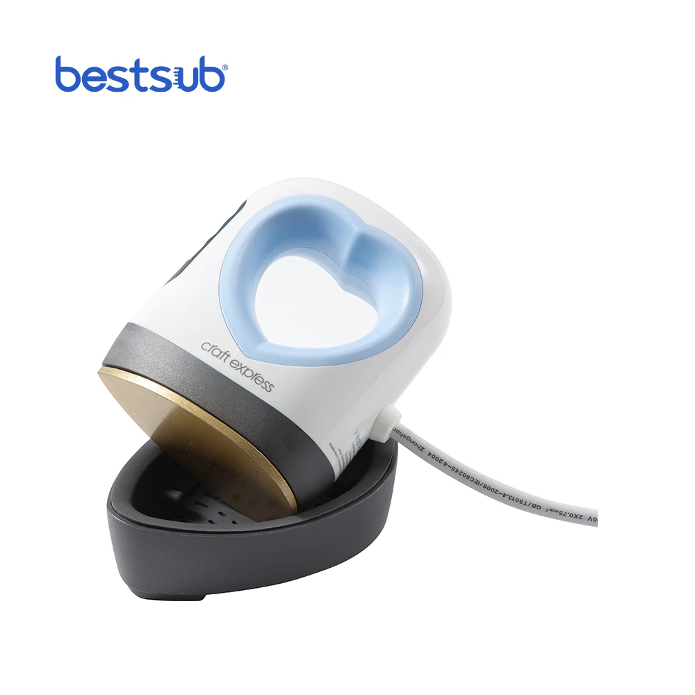 Миниатюрный ручной сублимационный пресс BestSub 2*3 дюйма, ручной тепловой пресс, сублимационный аппарат