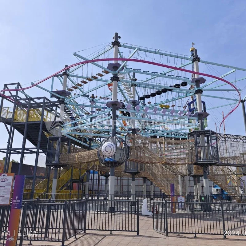 Customize Big Adults Kids Play Area Outdoor Playground Equipment Adventure Sports Park City Games Created by Cheer Amusement