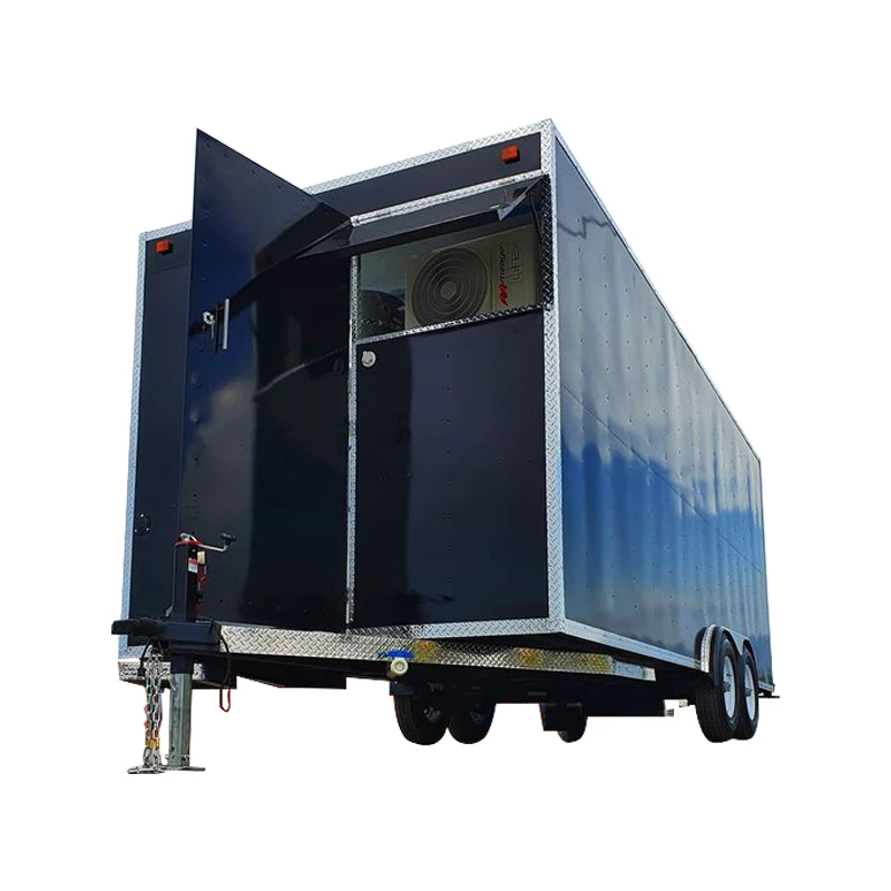  Barbecue / pizza hamburger 3 in 1 concession food truck mobile fast restaurant combination