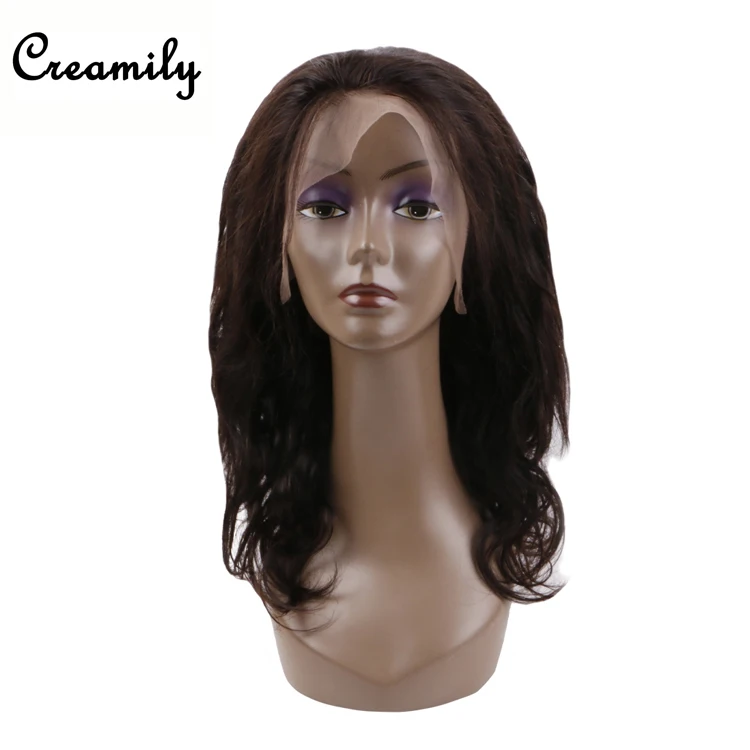 
High quality assembled iron cheap human hair wigs lace front wig with baby buying brazilian in china 
