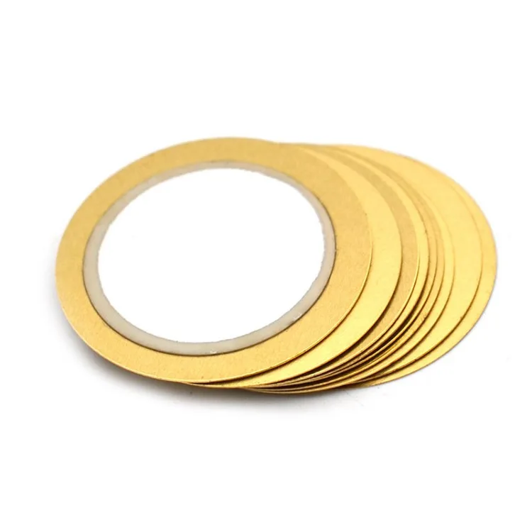 10Pcs 12mm 15mm 18mm 20mm 23mm 27mm 35mm 50mm Piezoelectric Piezo Ceramic Wafer Copper Plate Buzzer Loudspeaker for DIY