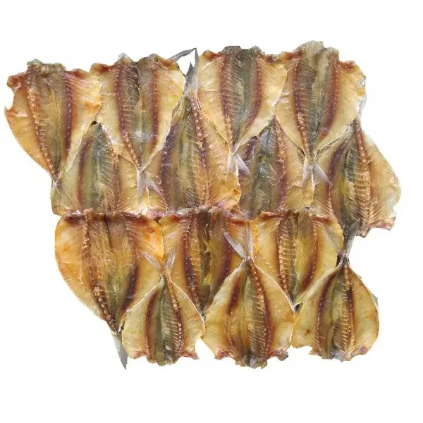 DRIED NATURAL FISH HIGH QUALITY DRIED FISH SNACK SUN DRIED YELLOW STRIPE TREVALLY FISH