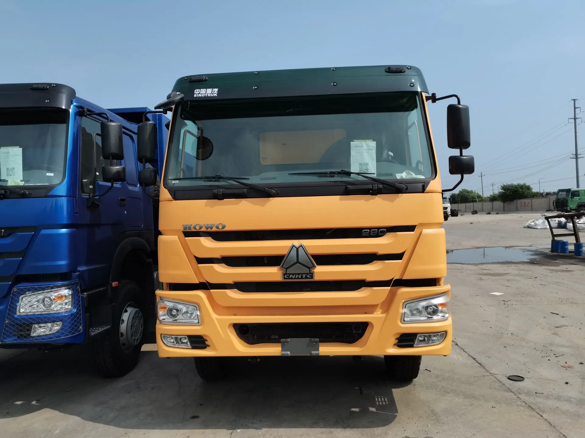 New Truck  4*2 10Ton 6 Wheels  Howo Dump Truck on Sale