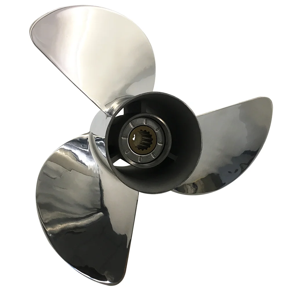 75-130HP 13 X 19    Marine Propeller fit for HONDA STAINLESS STEEL OUTBOARD PROPELLER underwater proepllers