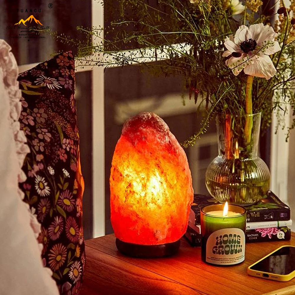 Original Himalayan Salt Rock Lamp (6-12 Lbs) For Healing | Made With Real Pink Salt!  Comes With UL Dimmer Switch