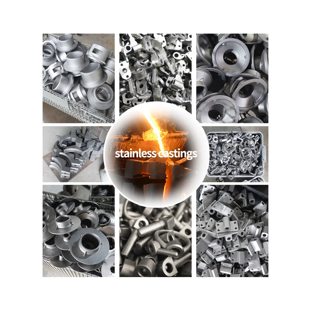 Metal Parts manufacturer Custom supply stainless investment casting iron sand casting aluminum die casting Process parts