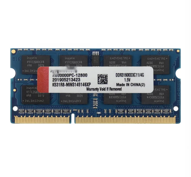 Laptop Memoria ram  DDR3 4G 1600MHZ notebook original and OEM RAM blue PCB support all motherboard