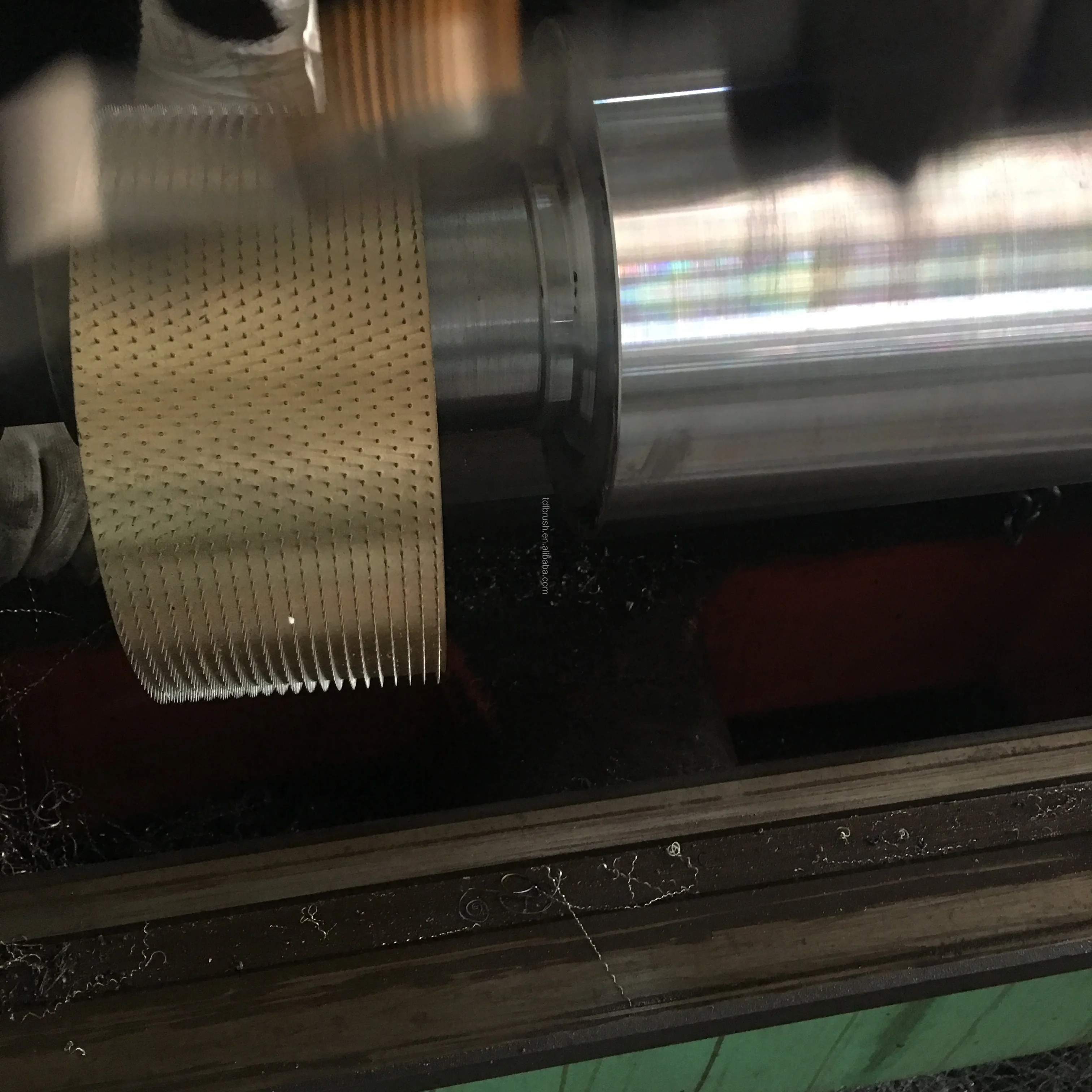 TDF pinned punch perforation roller for Leather Plastic Paper Rubber PP PE film Hole Punching