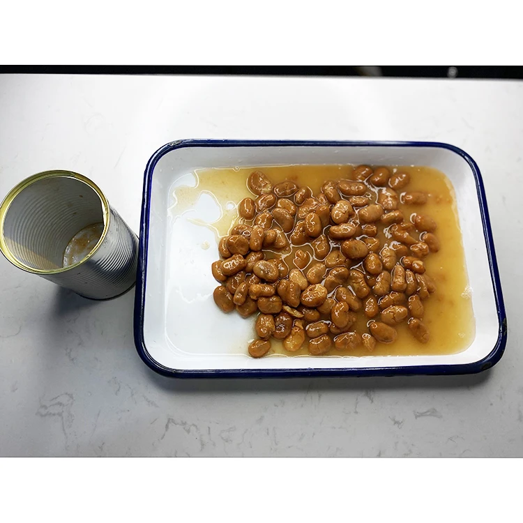 Оптовая продажа, консервированные бобы, круглые жестяные вкусные консервированные продукты 400 г * 24