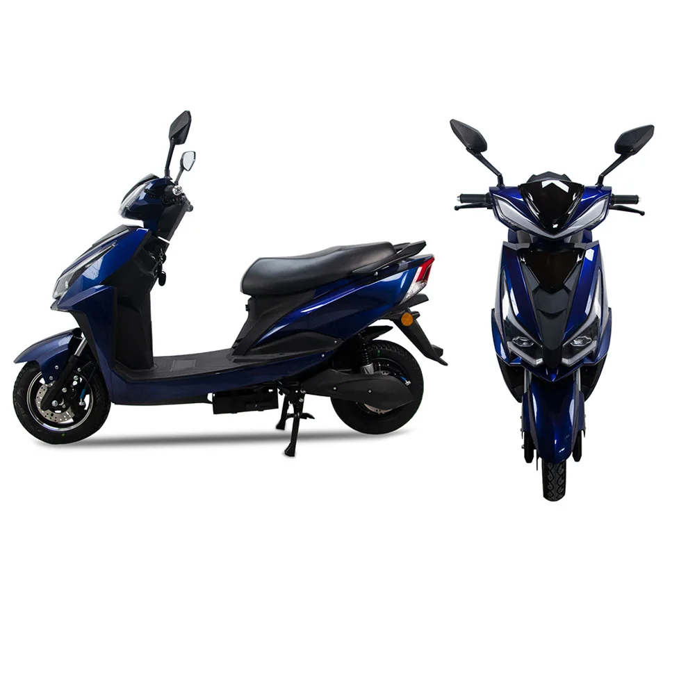 CKD SKD 10/12inch classic electric moped scooter 600/800W 50km/h speed 2 wheel eec lucky electric motorcycle