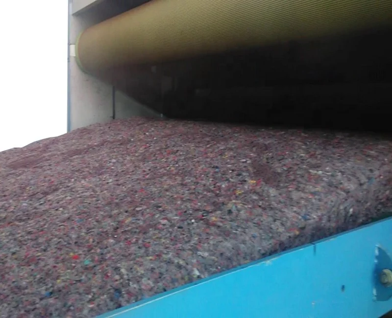 Nonwoven air lay hard felt machine for mattress