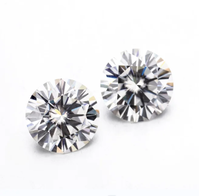 Wholesale Moissanite GRA Card Certificate D VVS 6.5mm 1CT Loose Moissanite Stones