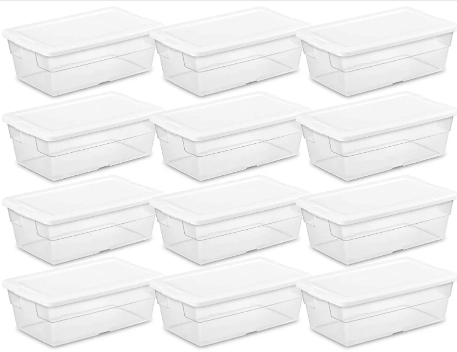 MJ Kitchen Crisper Plastic Drawer Classification Containers Food Egg Fresh-keeping Box Refrigerator Storage With Divider
