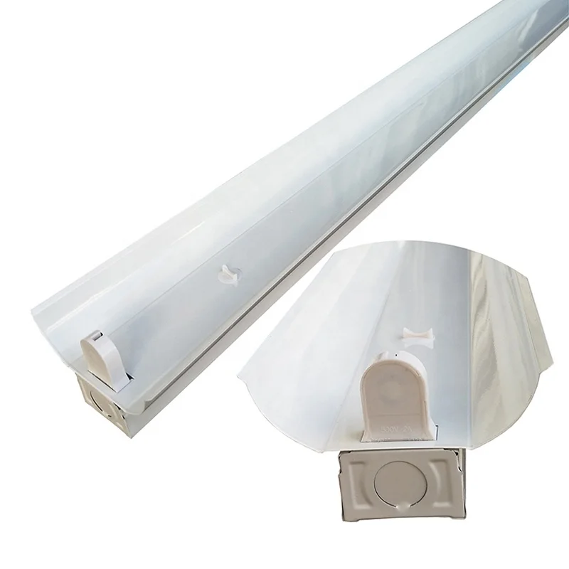 T8 Fitting Batten 2ft 4ft for glass tube Fluorescent Lamp Replace Led Light  light fitting T8 bracket lamp batten fitting