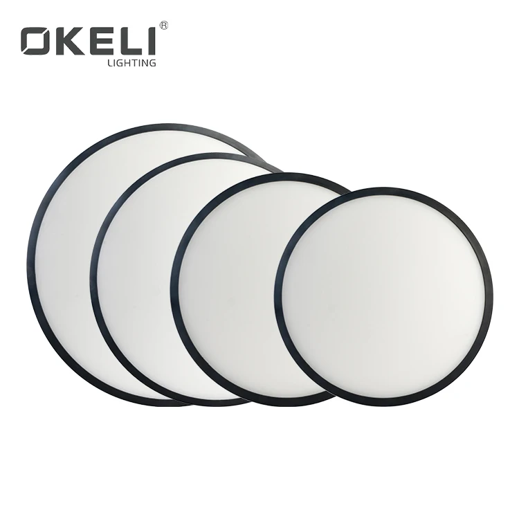 OKELI 24w 28w 38w 48w Modern Design Ultra Thin Round Remote Dimmable Led Ceiling Light