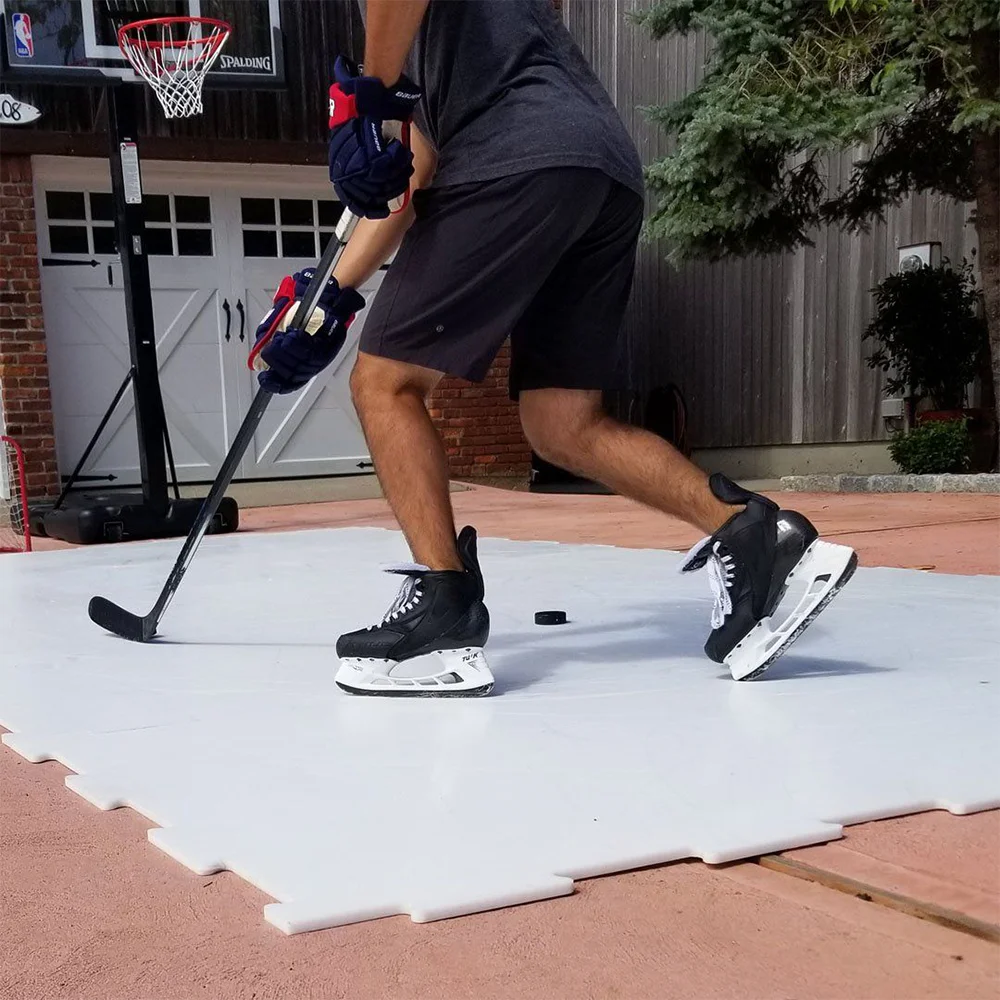 1000X1000 Super Glide Artificial Ice Skating Rink Synthetic Plastic