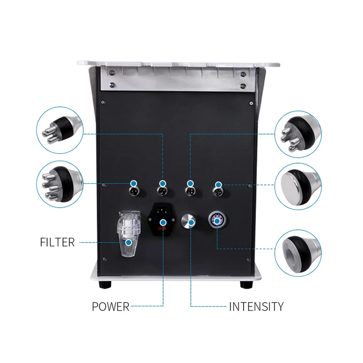 
New 5 in 1 multi-functional cavitation bipolar rf lifting vacuum slimming machine 