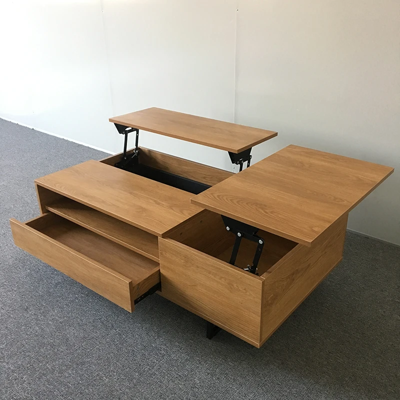 
Japanese Simple Design Living Room Furniture High Quality Oval Wooden Coffee Table For Apartment 