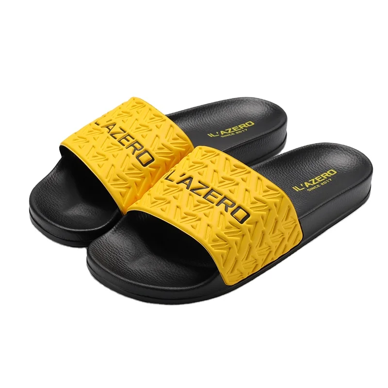 Soreca 3D Logo Oem Unisex Adults Rubber Sole Slippers Men Slides 2022 Designers Summer Slides For Men