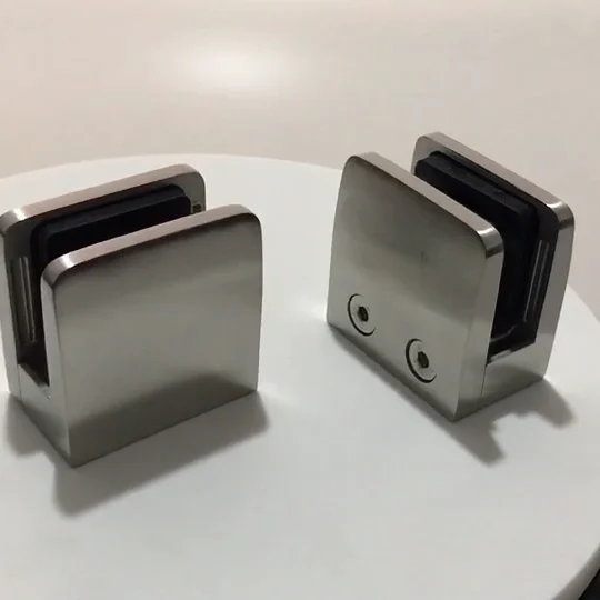 best quality   fence design stainless steel glass handrail clamp