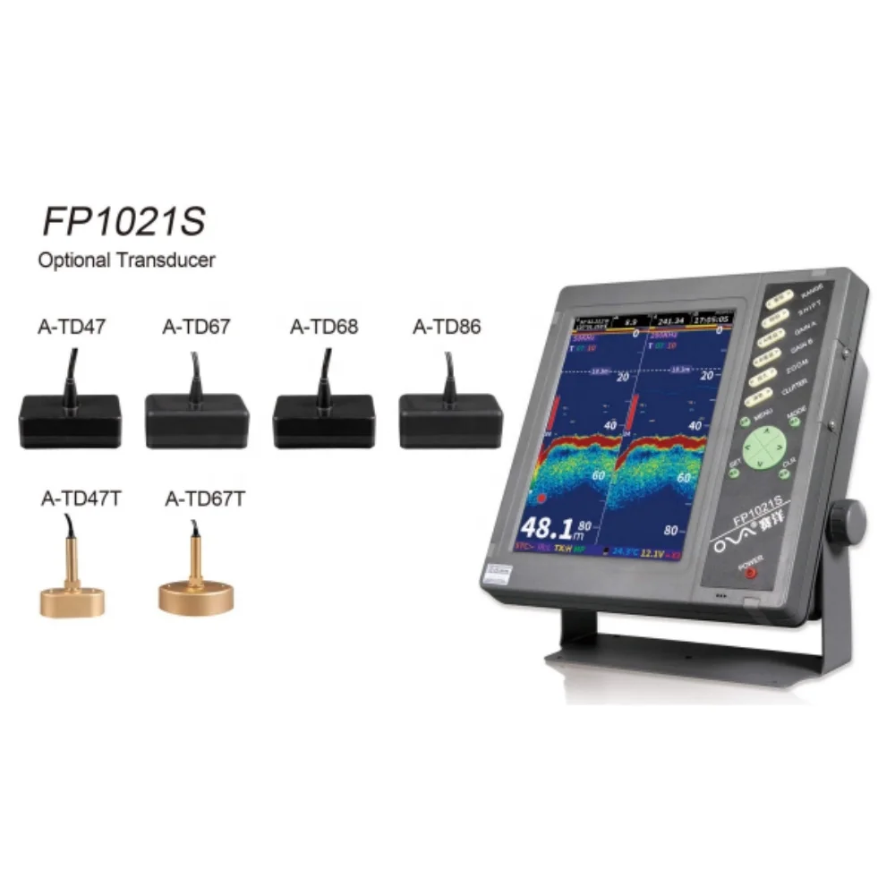10 Inch fish finder sonar device fish finder 300 meter deep for fishing