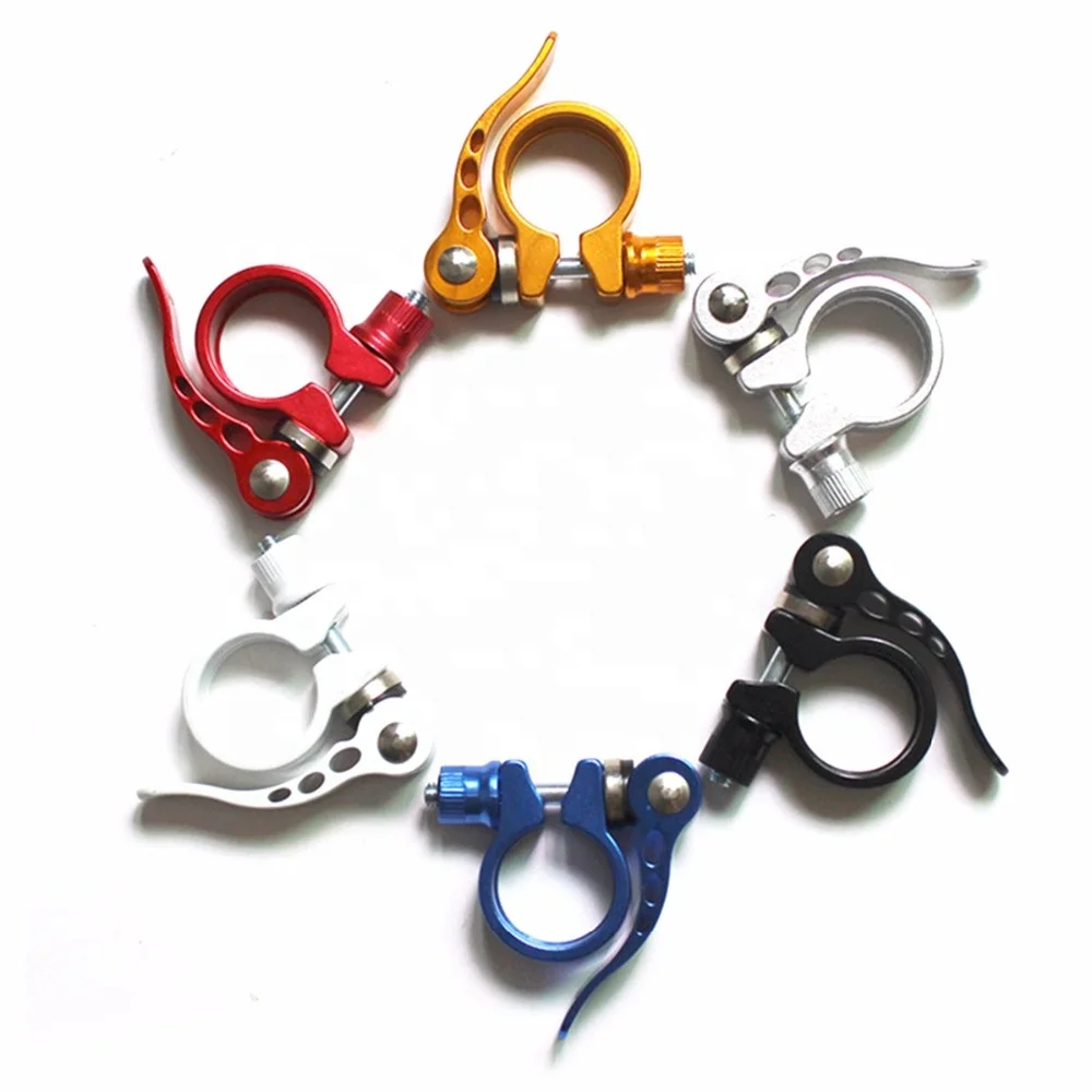 Bicycle Clamp custom Aluminum Alloy Bicycle Seat Post Clamp