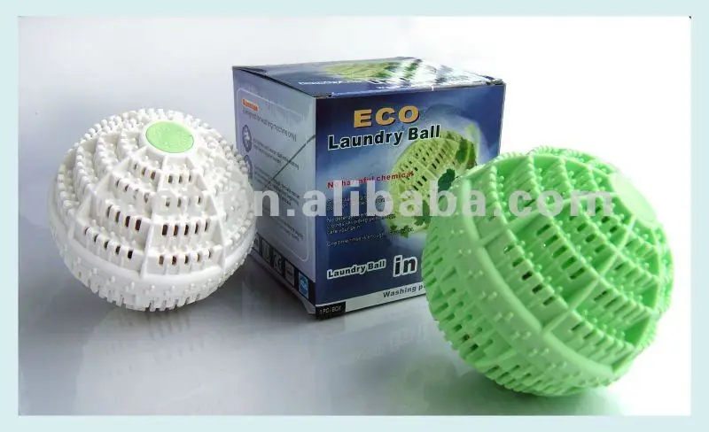 ECO elastic plastic non-chemical laundry products detergent washing balls with lemon fragrance for laundry washer