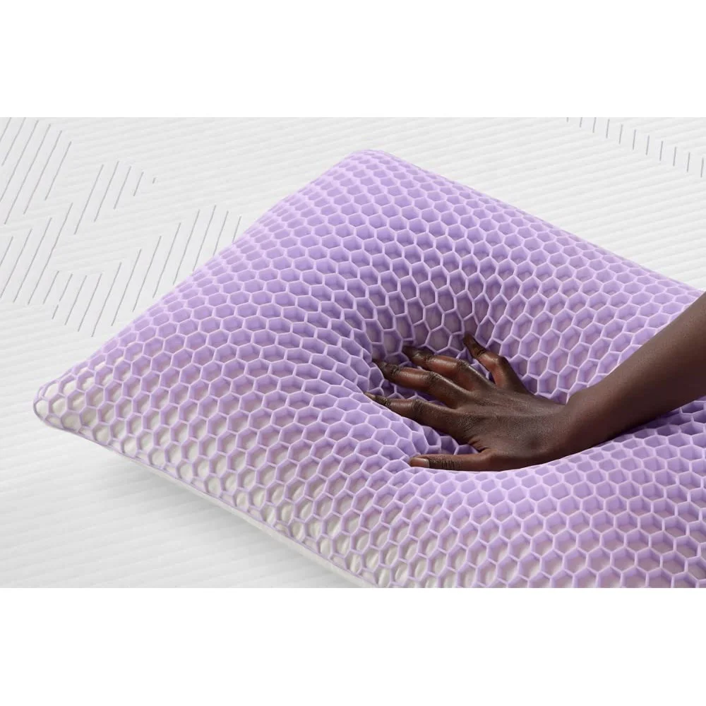 The honeycombed Gel Releax layer and Talalay nature latex sleeping bed pillows
