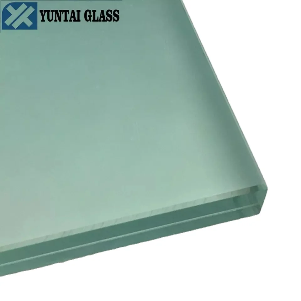 ESG VSG milky white lamination CE roof sunroom wholesale 66.2 security toughened sandwich panel laminated glass price