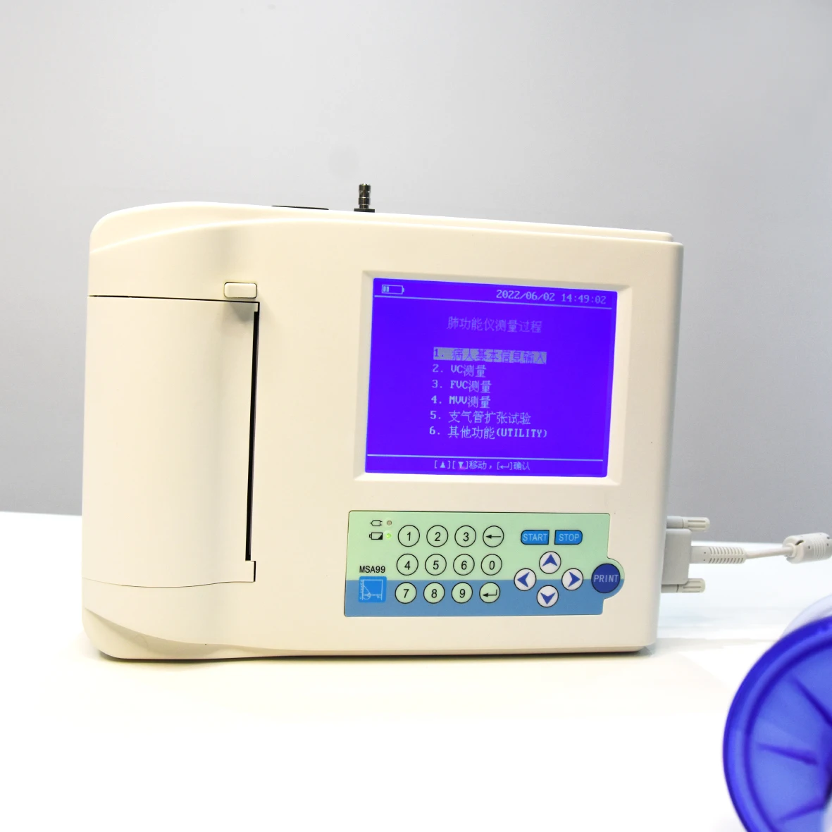 Medical digital spirometer portable spirometer device