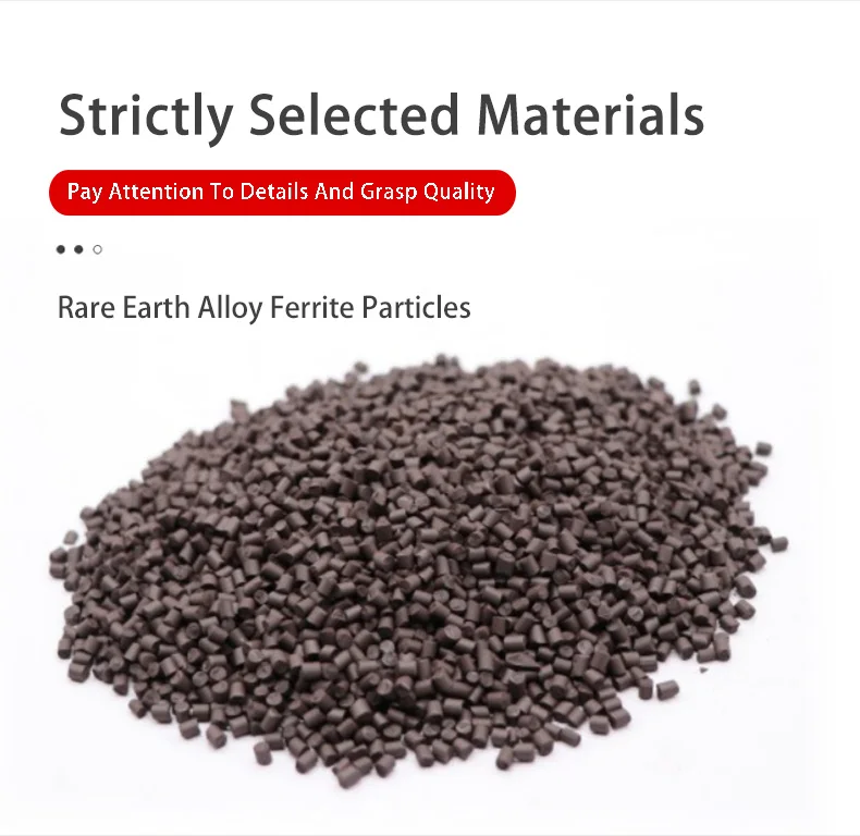 OEM/ODM Customized  Existing 16 poles Injection Molded Ferrite Magnet Hot Sale for DC Fan Motor Ceilling Fan magnetic Ring