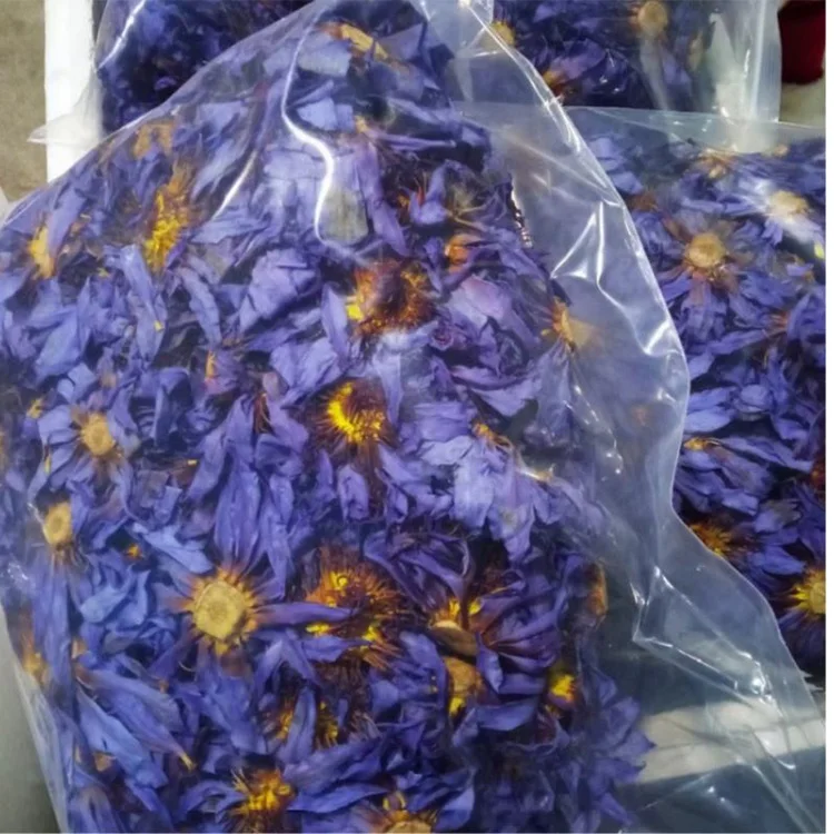 Factory Price Wholesale Healthy Cigarettes Calm Blue Lotus Flower Dried Herbal Nymphaea Caerulea