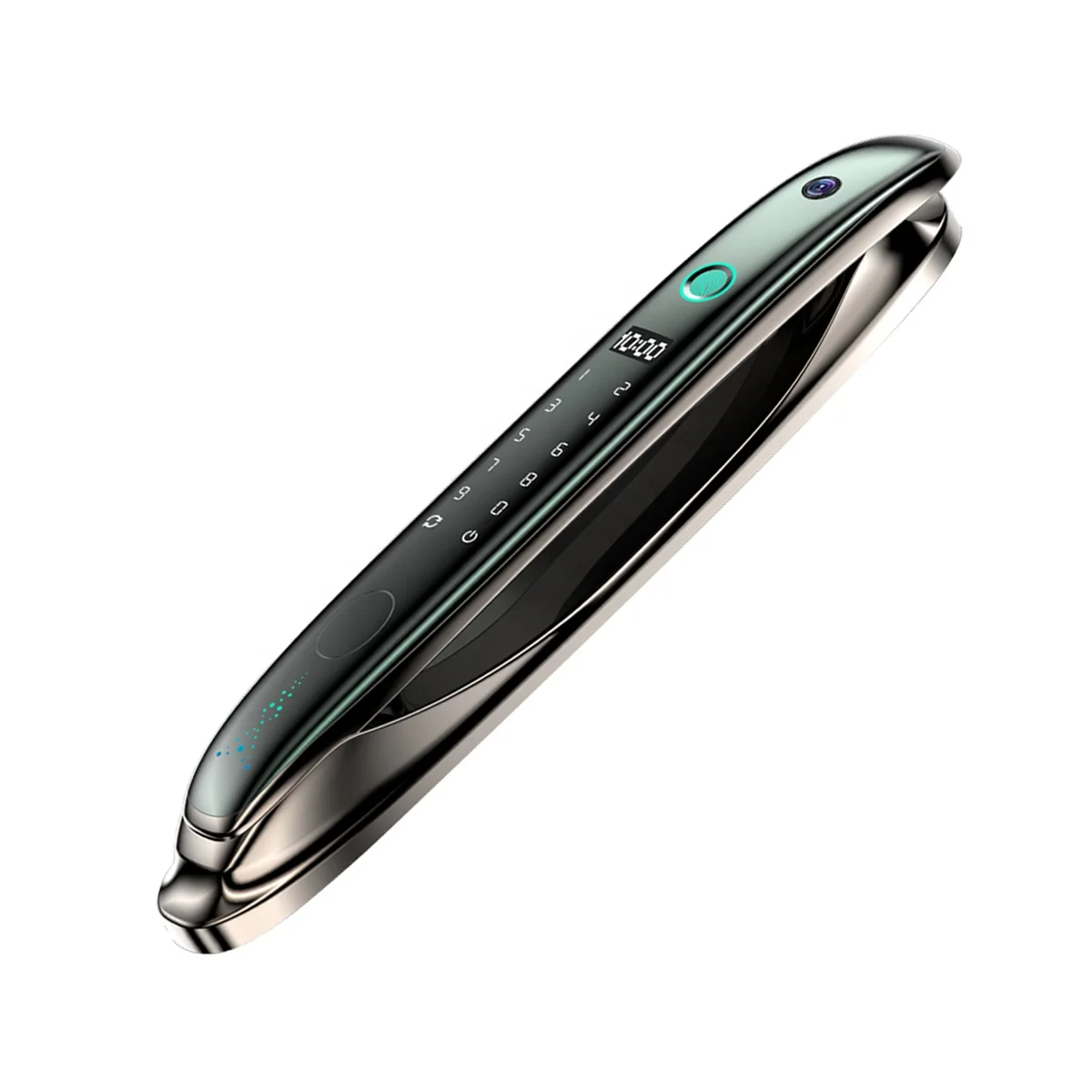 Household security keyless combination biometric finger print scanner  bronze smart door lock