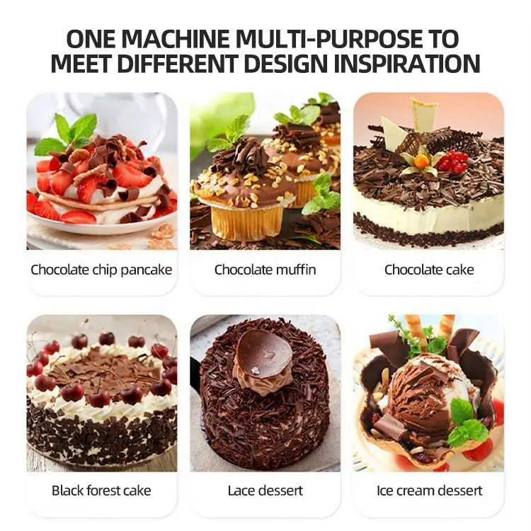 One Shot Depositor Chocolate Chips Machine  Mini Servo Driven Chocolate Moulding Line