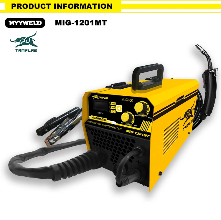 Mig 120 Series 3 In 1 Flux Core welder mig Welding Machine gasless Mig Welder