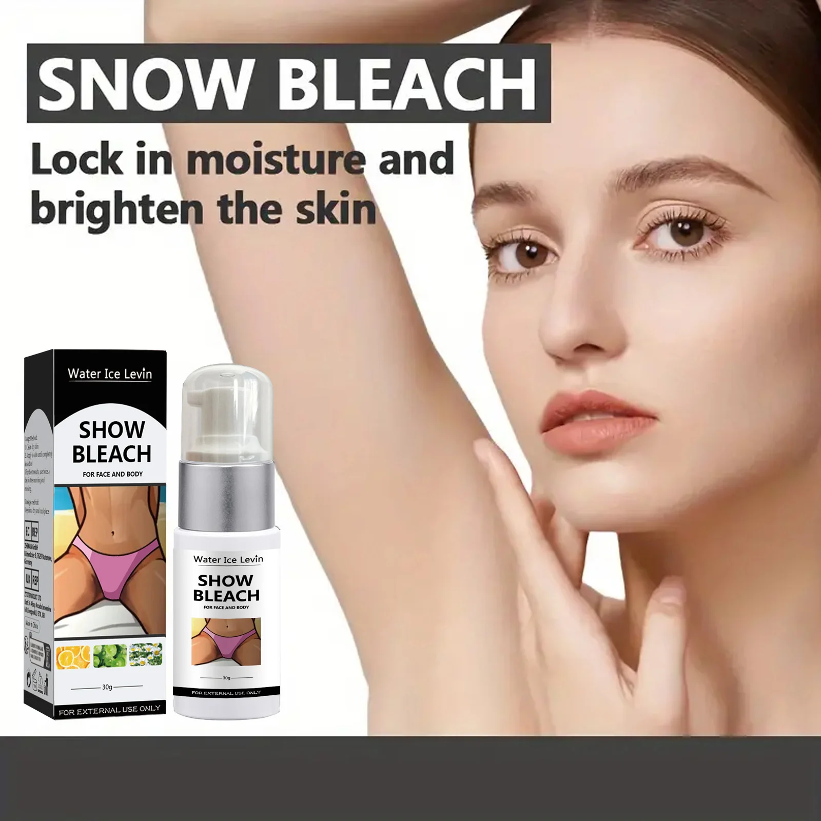 Female and male black spot correctors are suitable for lightening black spots in the armpits and sensitive areas of the body