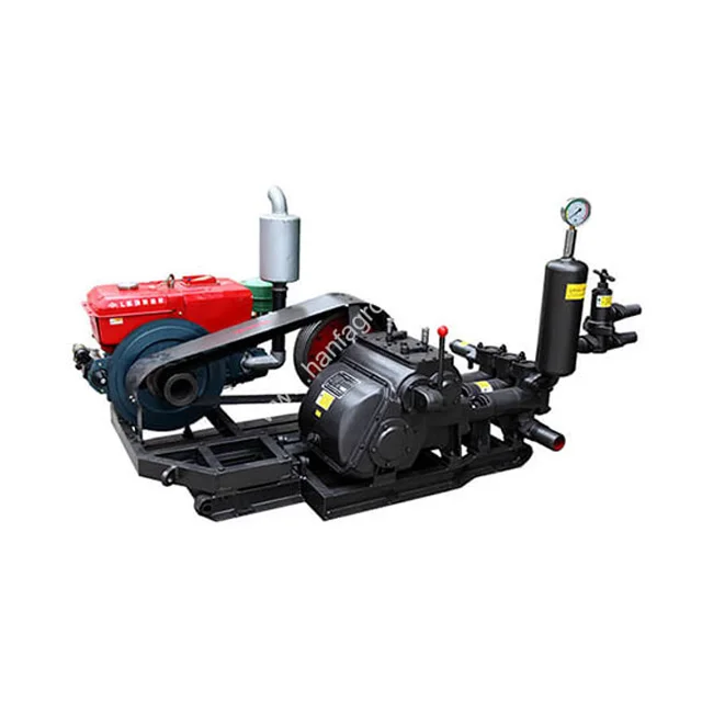 Горизонтальный одноцилиндровый поршневой шламовый насос двойного действия для буровой установки