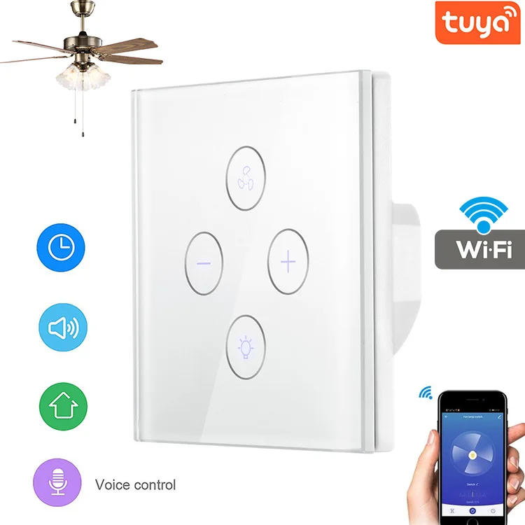 Alexa Google Home Compatible US AU Standard Smart Wifi Wall Touch Switch Remote WiFi Wall Switch Type 86  Type 120