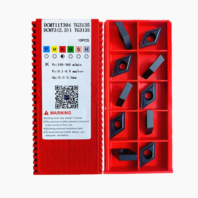 High Quality Cnc Lathe Tools Cutting  Inserts DCMT07 DCMT11Carbide  For Cast Iron