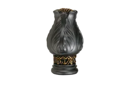 Keewo 28mm curtain rod with finial Decorative Dragon Designs Display Rack Dividing Curtain Rods Finials Sets