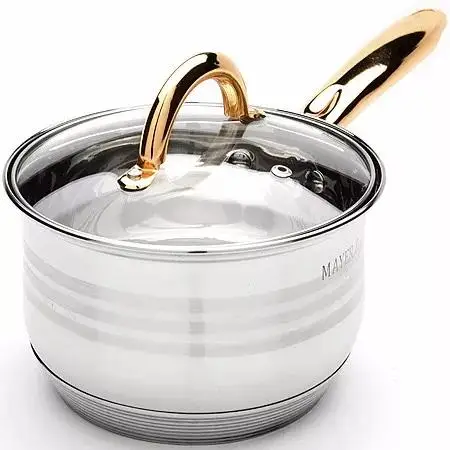 Induction Bottom German Style Stainless Steel Cookware Set Casserole Pot Set