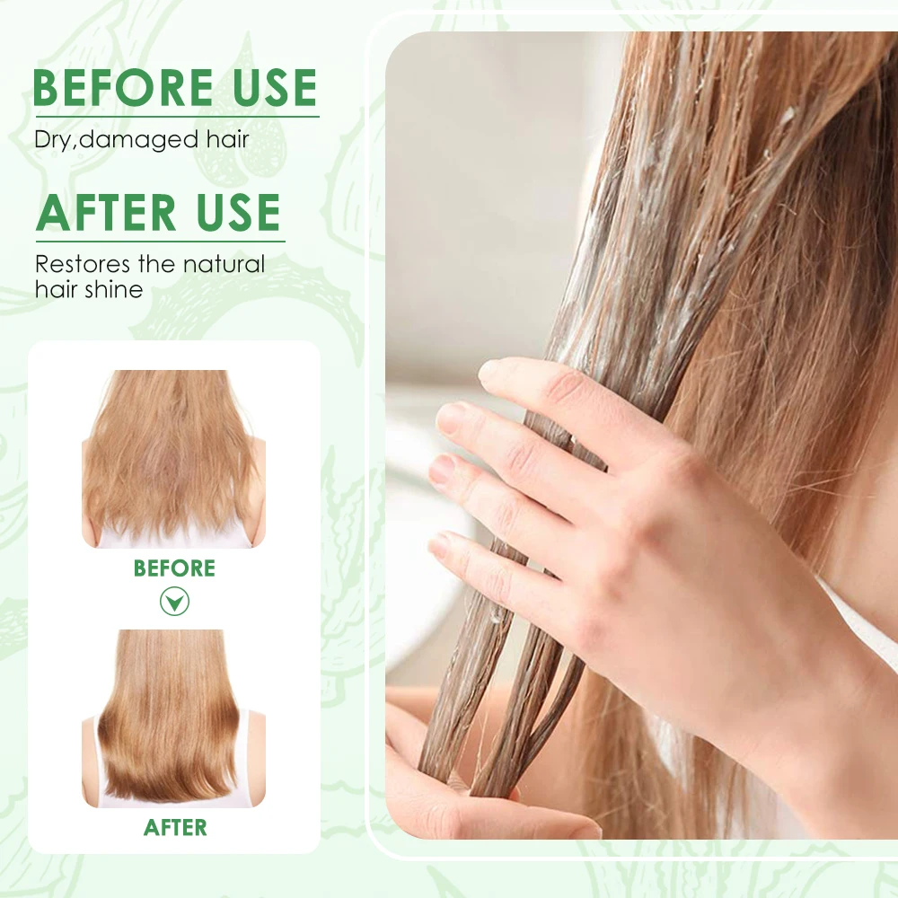 Natural Sulfate Free Professional Repair Hair Mask Protein Keratin Damaged Hair Care Argan Oil Hair Repair Mask