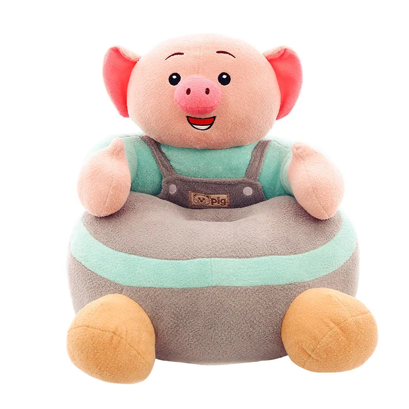 Hot sale pig pattern plush toy sofa baby sofa chair plush toy pick price