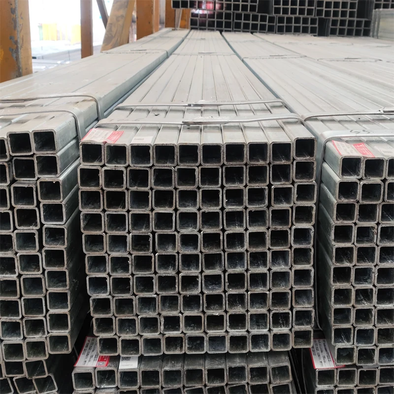 gi galvanized steel square hollow box section pipe 1 inch price