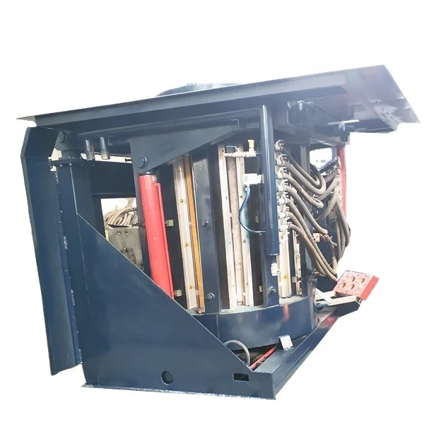 smelt copper scrap 500kg 50 minutes Medium Frequency Induction Melting Furnace