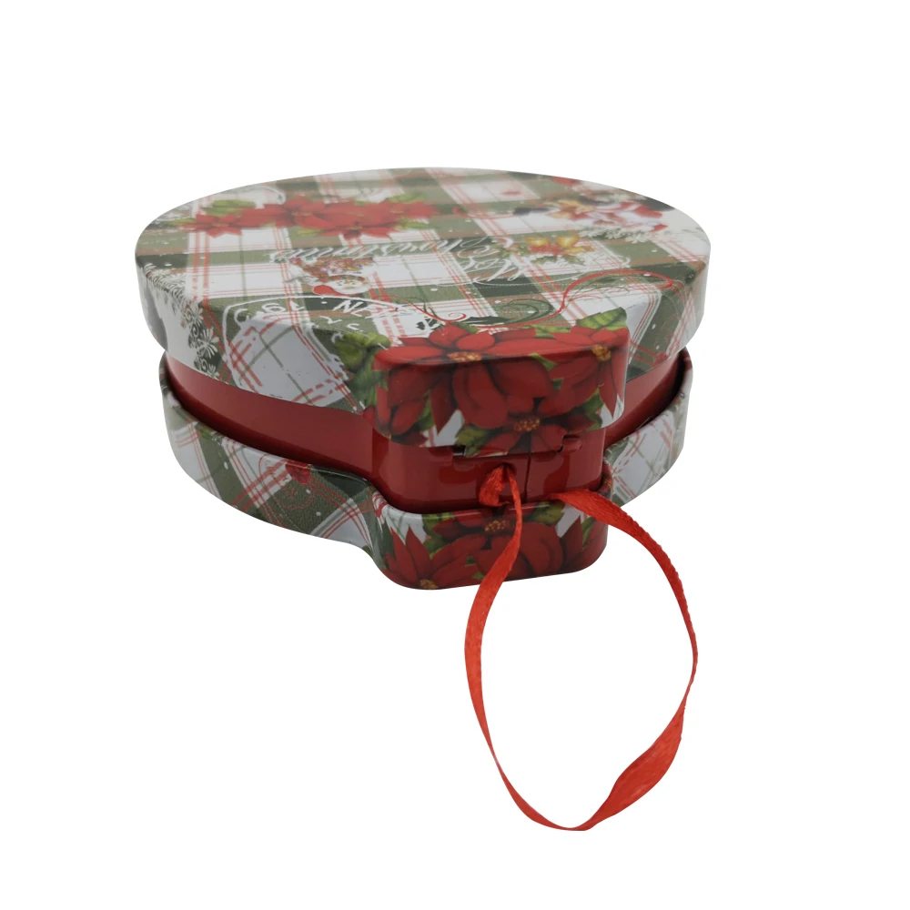 Fast Shipping custom printed mint food canning packaging empty metal round candy cans sale children christmas gift tin box